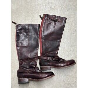 Freebird Women’s Roadey Leather Boots Size 8 Red